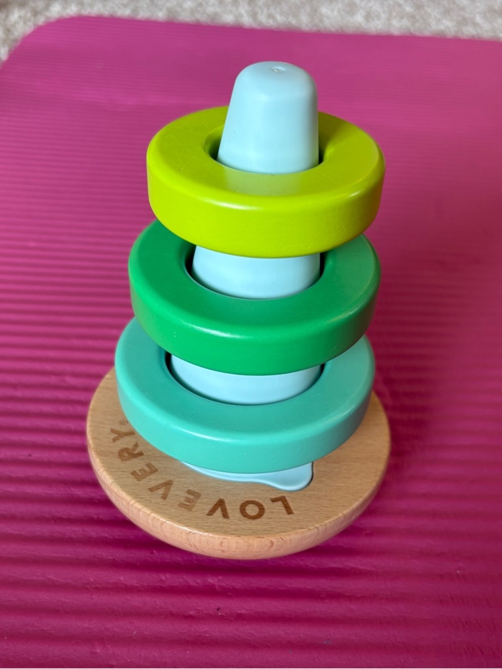 Lovevery Wobble Stacker toy